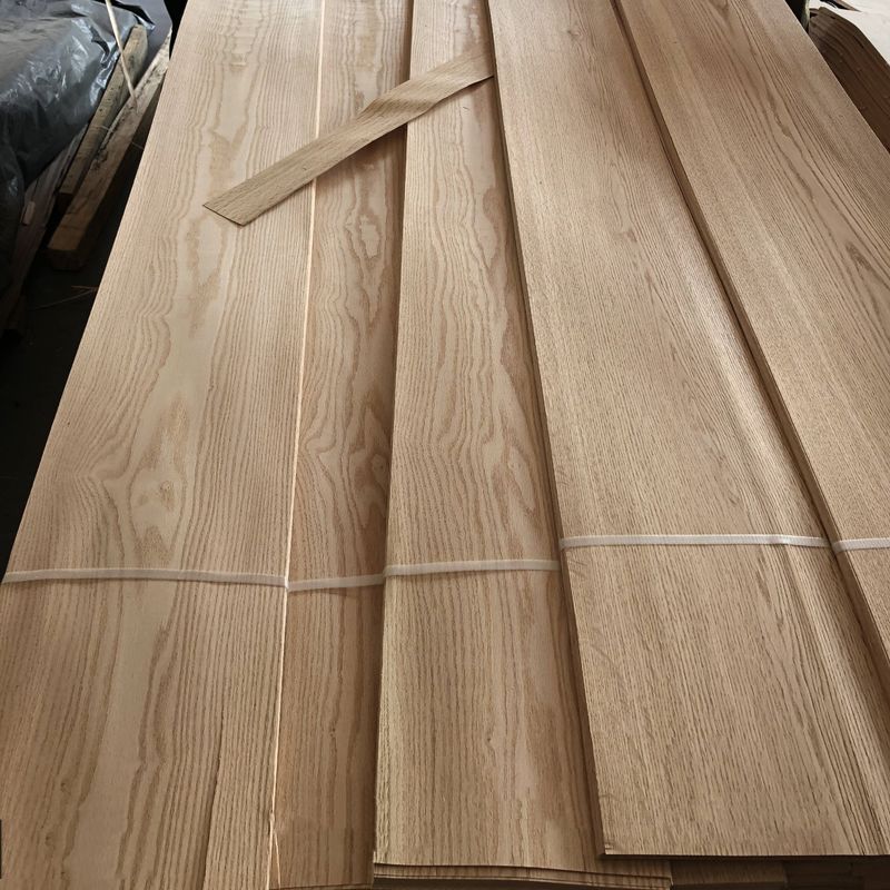 облицовка красного дуба 0.45mm 0.5mm 1mm покрывает деревянный отрезок листа облицовки отрезанный