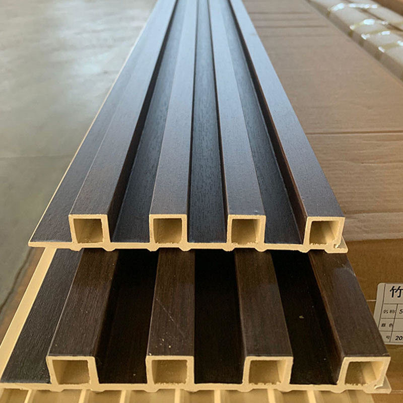 Домашнее украшение 160*24mm 3d рифлить плакирование Morden панелей стены Wpc