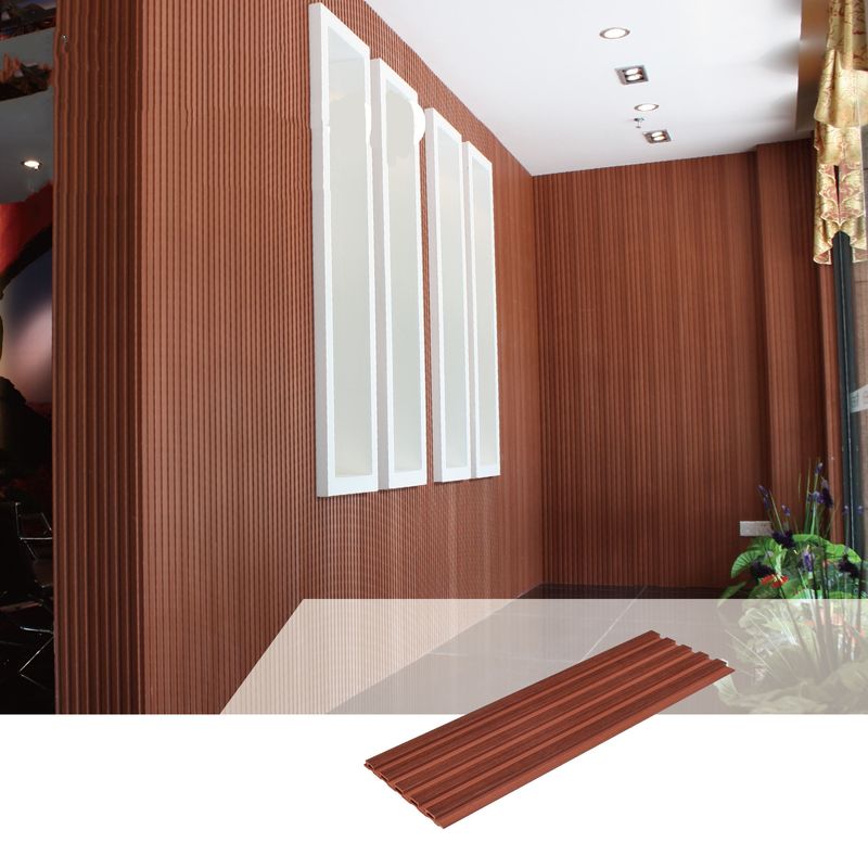 Панель стены 159*10mm живущей комнаты декоративная внутренняя WPC делая водостойким