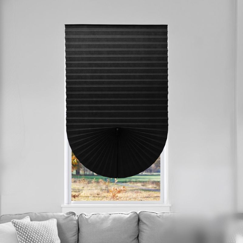 Анти- ультрафиолетов портативный бесшнуровой занавес ослепляет плиссированные занавесы светомаскировки мини