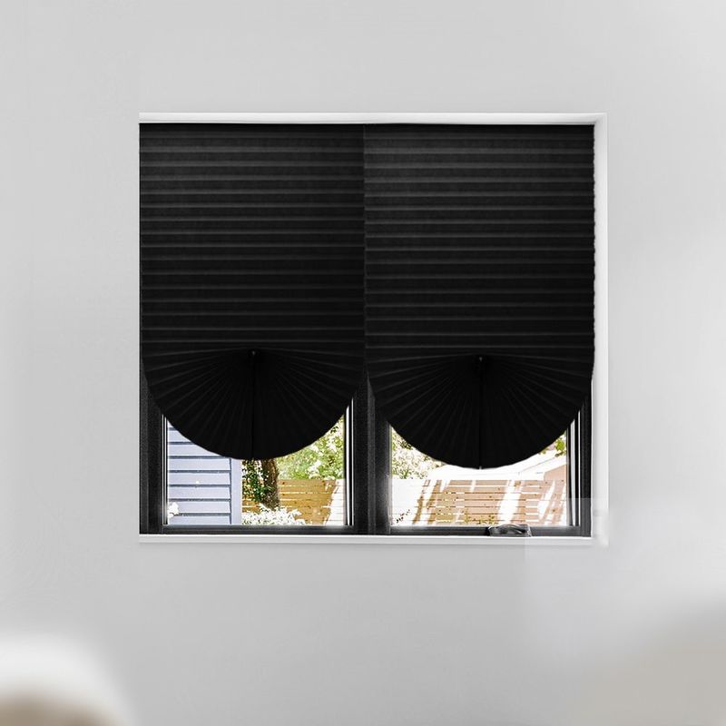 Анти- ультрафиолетов портативный бесшнуровой занавес ослепляет плиссированные занавесы светомаскировки мини