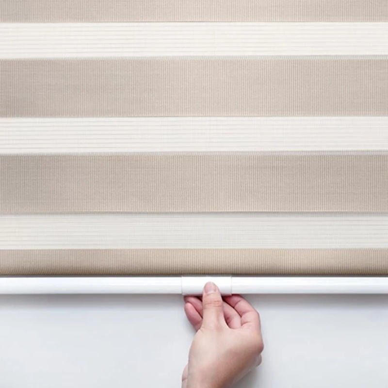 Занавес двойного окна бесшнуровой ослепляет тени ролика зебры 2 УЛЬТРАФИОЛЕТОВОГО слоев анти-