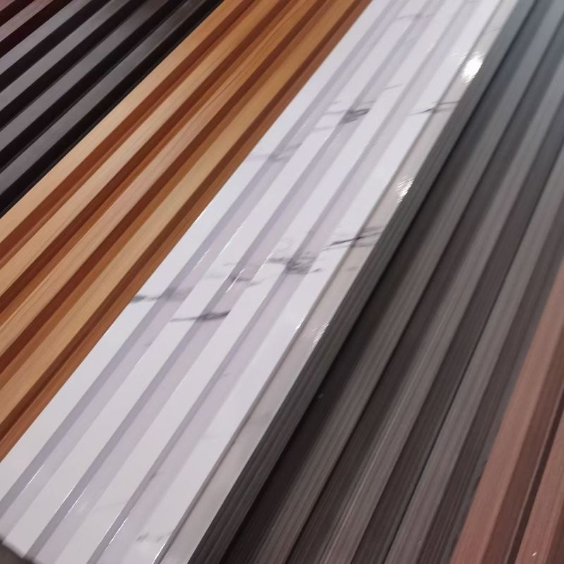 Декорация интерьера деревянный цвет энергоэффективный устойчивый к порывам WPC стенный панель 3D эффекты