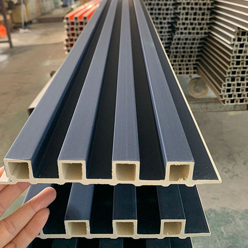 Современный стиль деревянные зерна твердого цвета декоративные стеклянные панели WPC для гостиной