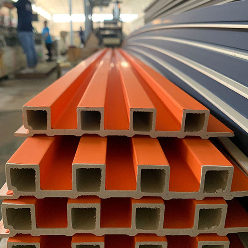 Современный стиль деревянные зерна твердого цвета декоративные стеклянные панели WPC для гостиной