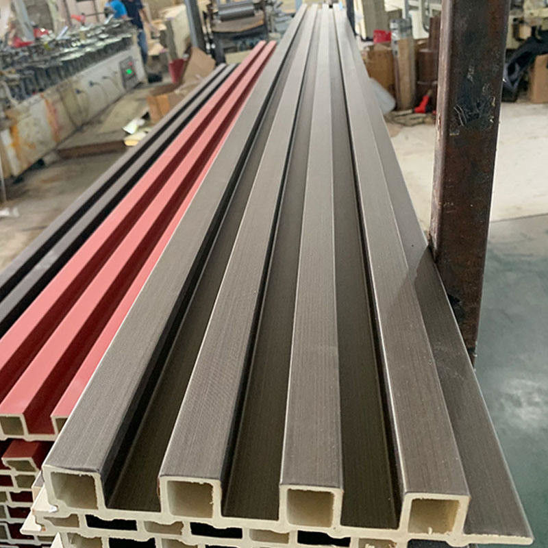 Современный стиль деревянные зерна твердого цвета декоративные стеклянные панели WPC для гостиной