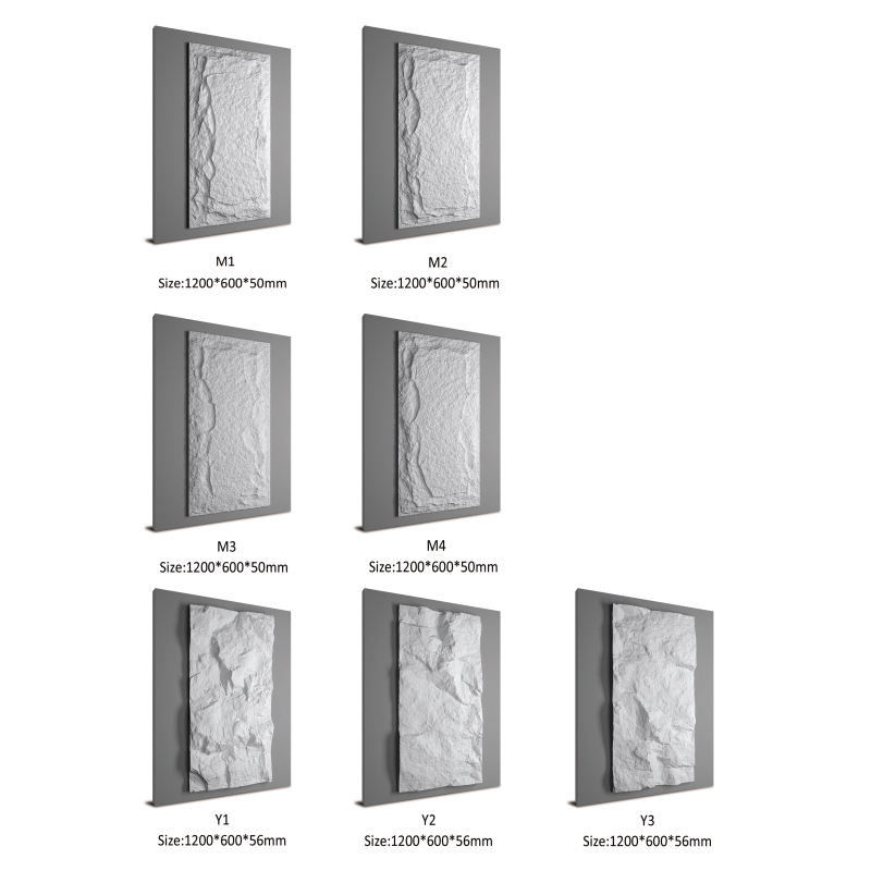 Оптовая торговля высококачественный многоцветный настраиваемый полиуретановый ПУ культура Каменная облицовка Внешняя облицовка стен