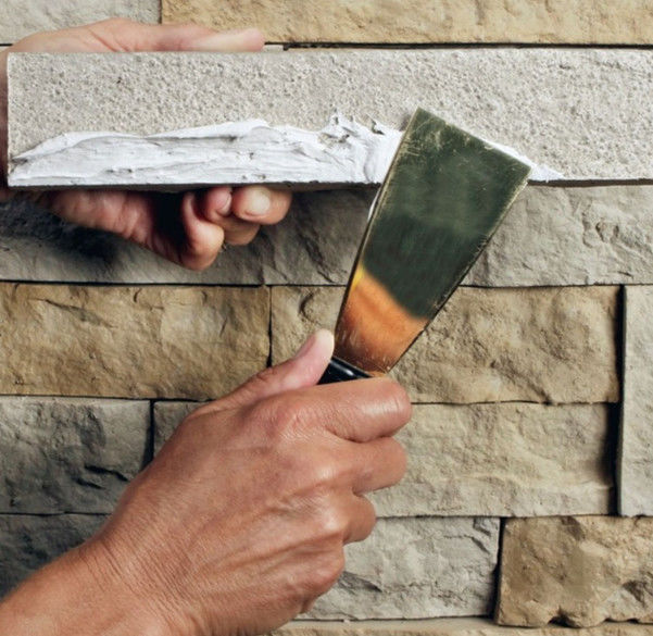 Искусственный камень ПУ стенная панель ПУ скальная панель фальшивый каменный фанера природный культурный камень для наружной стеновой облицовки