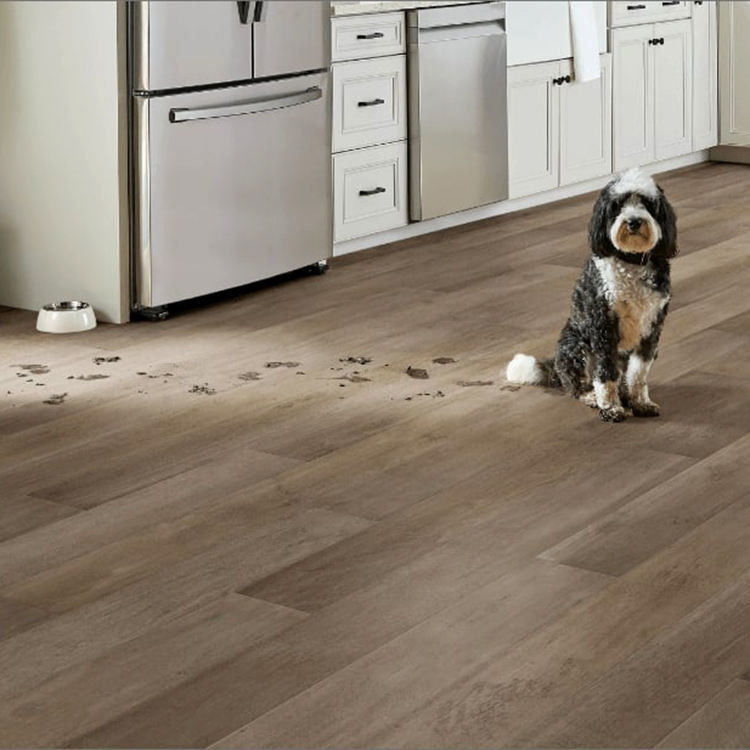 Водонепроницаемое дерево зерна 4 мм 5 мм ПВК клик-замок Spc напольный пол Lvp напольный пол виниловый планка роскошный виниловый пол с IXPE