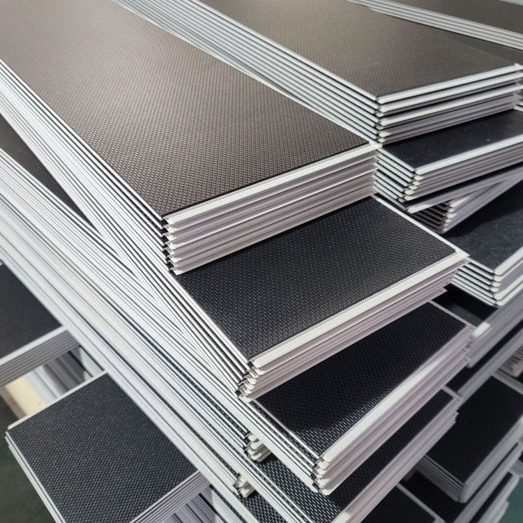 Взаимозамыкающиеся PVC SPC полы Виниловые плитки Виниловые доски для пола гаража