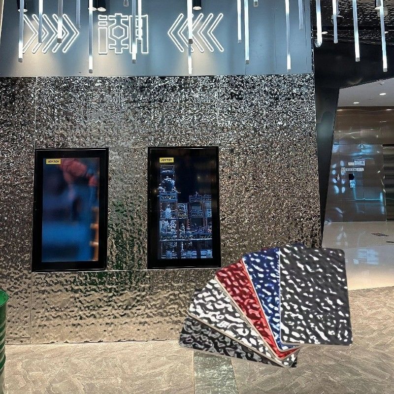 Стенная панель из ПВХ с внутренней водой, волнообразной карбоновой кристальной конструкцией, из бамбука, деревянных волокон, бамбука, угля, звукоизоляции, огнестойкости