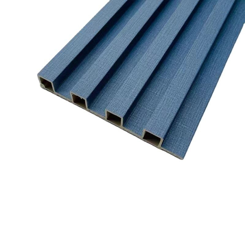 Новый дизайн деревянный зерно водонепроницаемый WPC стенные панели Дизайн для внутреннего декора Простой монтаж