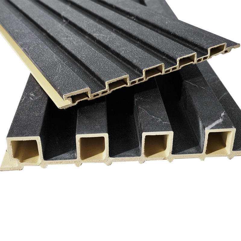 Современное искусство интерьера лоувер декоративные 3d флейтированные Wpc стенные панели для стены или потолка и внутреннего телевизора ПВК панель покрытия