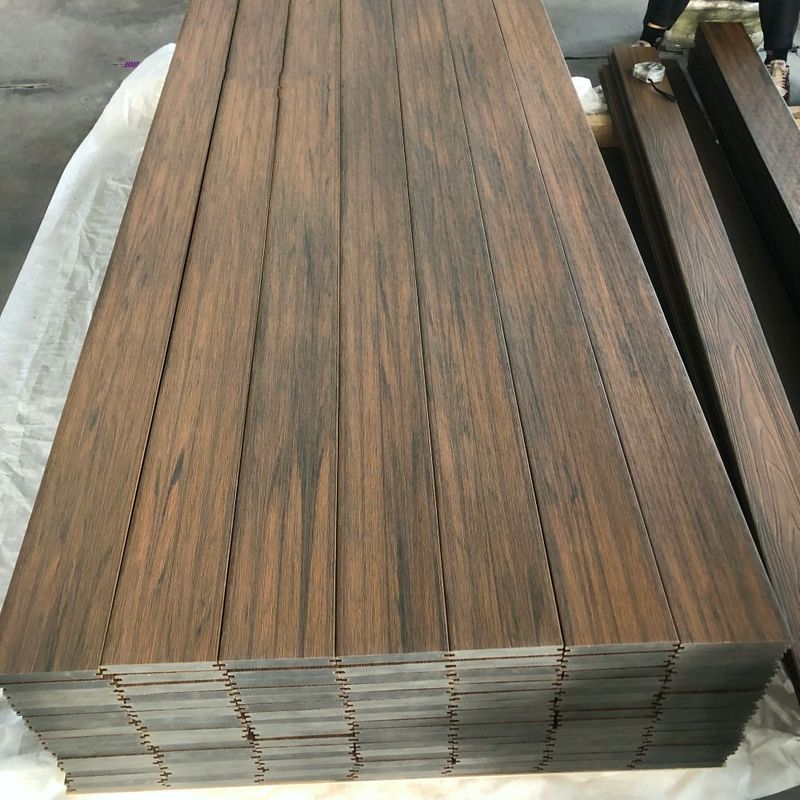 Европейский экструзионный водонепроницаемый пол WPC полые покрытия композитные покрытия для наружного использования