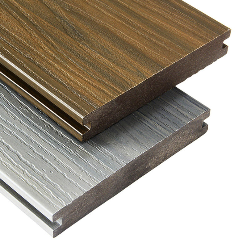 Европейский экструзионный водонепроницаемый пол WPC полые покрытия композитные покрытия для наружного использования