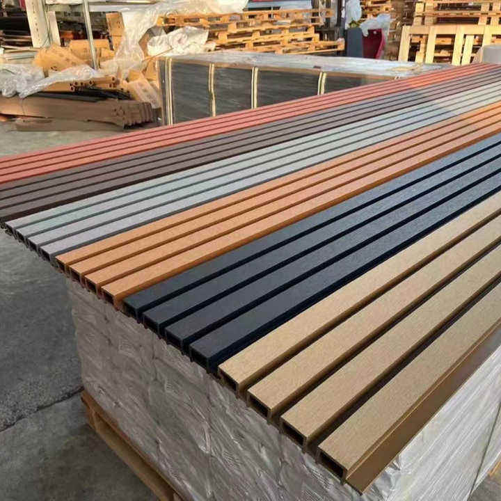 Внешние панели соэкструзии Внутренние PVC декоративные стенные панели водонепроницаемые композитные WPC стенные облицовки