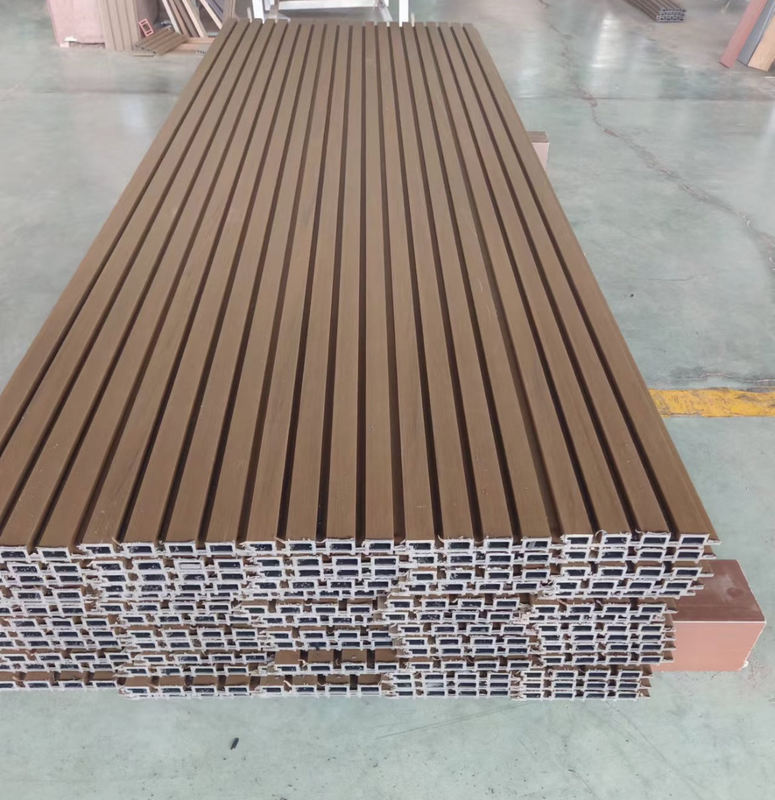 Внешние панели соэкструзии Внутренние PVC декоративные стенные панели водонепроницаемые композитные WPC стенные облицовки