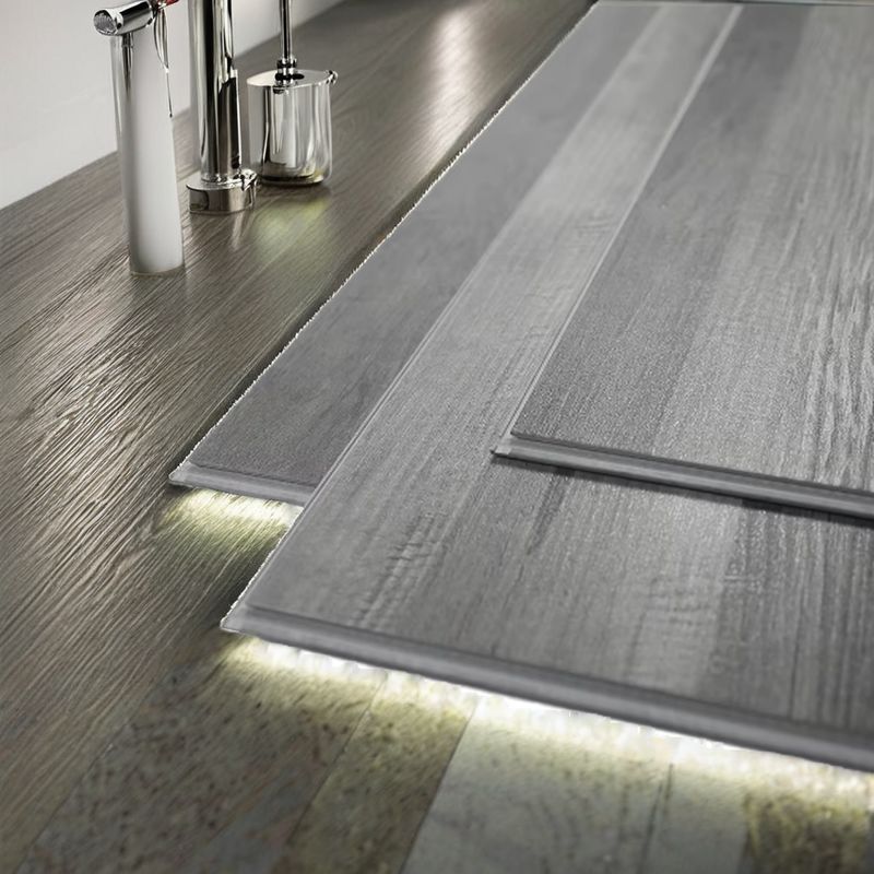 Виниловый пол SPC современного стиля, хороший дизайн, пластик 4,5 мм 5,5 мм 6,5 мм, для использования внутри помещений, противоскользящий ПВХ с однотонной текстурой