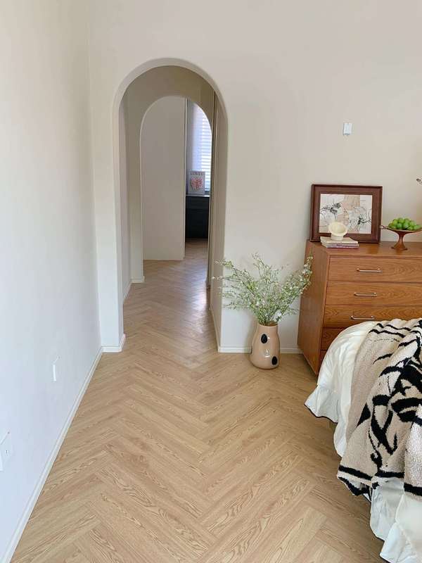 Виниловая напольная плитка SPC с жестким сердечником 8 мм 12 мм, премиум-класса, под дерево, в елочку, противоскользящая, с замком, 5 мм