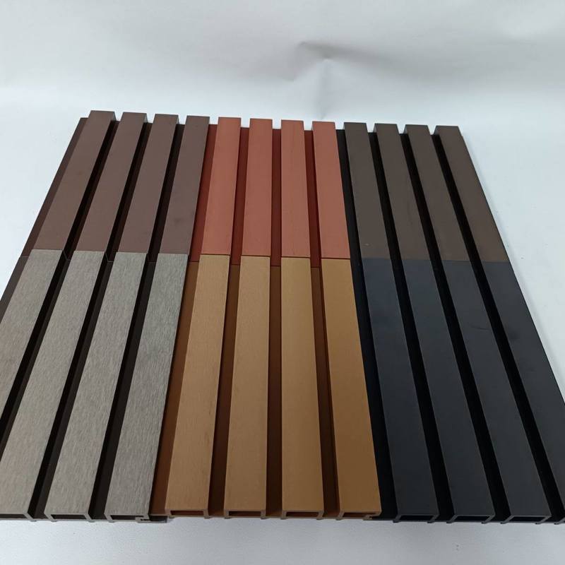 Низкая цена оптом внешняя деревянная зернистая наружная отделка WPC стеновая панель облицовка