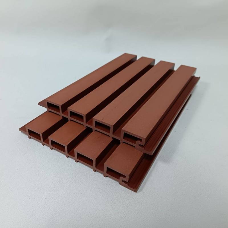Низкая цена оптом внешняя деревянная зернистая наружная отделка WPC стеновая панель облицовка