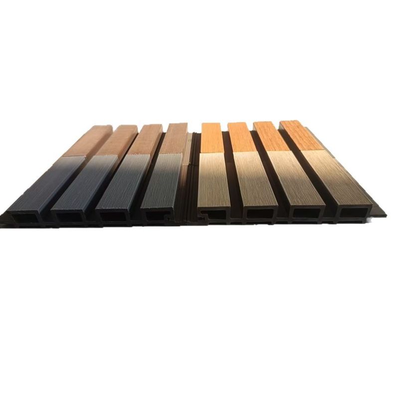 Низкая цена оптом внешняя деревянная зернистая наружная отделка WPC стеновая панель облицовка