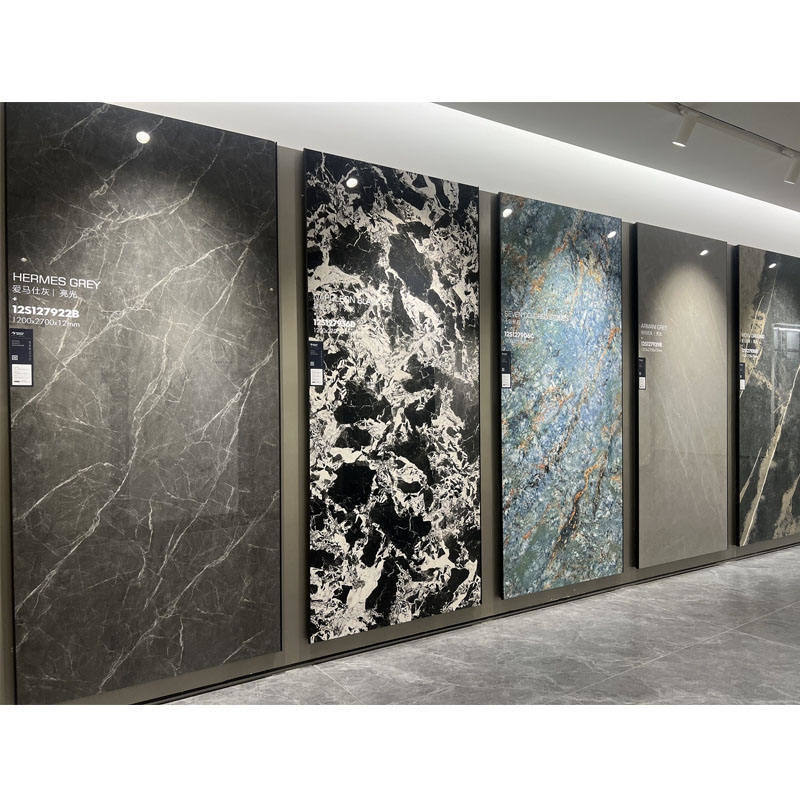 Мраморный вид Сцинтрованный камень в 3200 * 1600 мм Идеальный выбор для внутренних напольных плиток и декора стеновых панелей