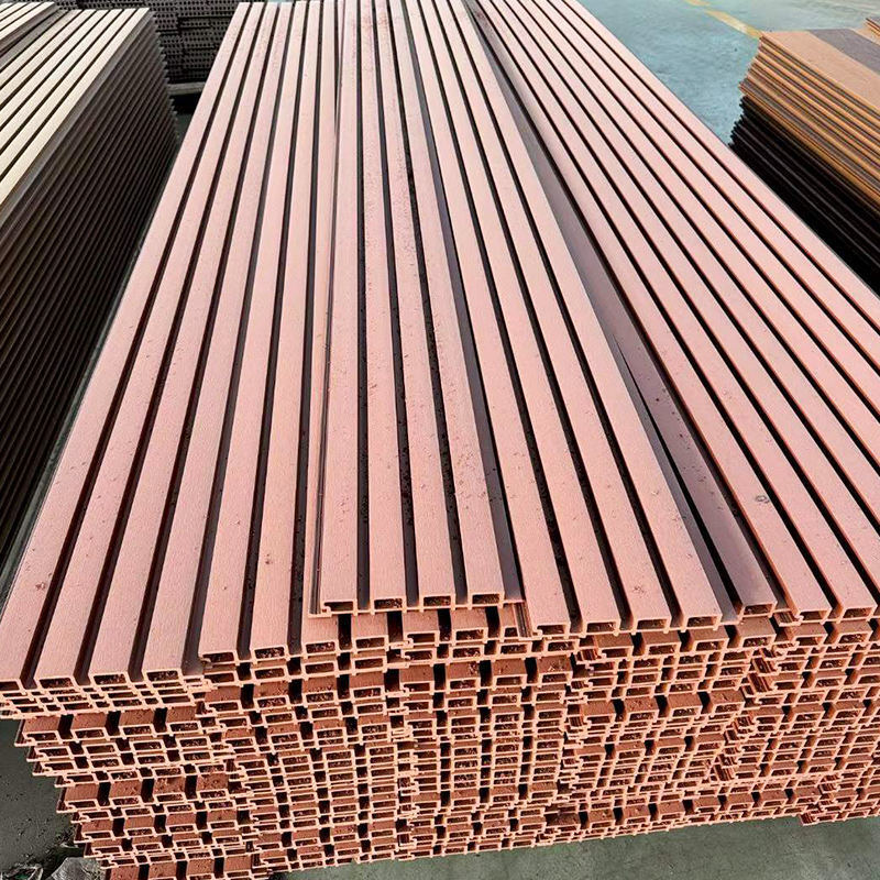 Водонепроницаемая оболочка WPC наружная композитная стенная панель PVC деревянная стенная панель наружная соэкструзированная флуированная оболочка