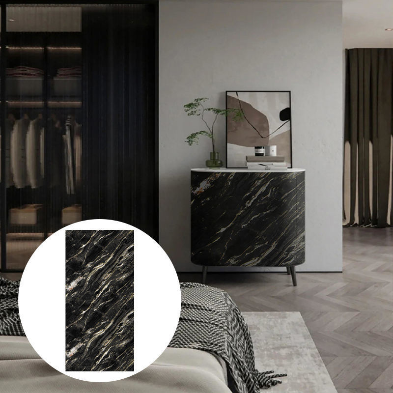 Водонепроницаемая УФ-карта Мармовый цвет ПВХ Стенная панель Мармовый лист Мармовый альтернативный