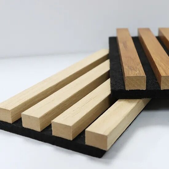 Декоративный современный дизайн деревянная акустическая стена покрытия панель звукопоглощающая