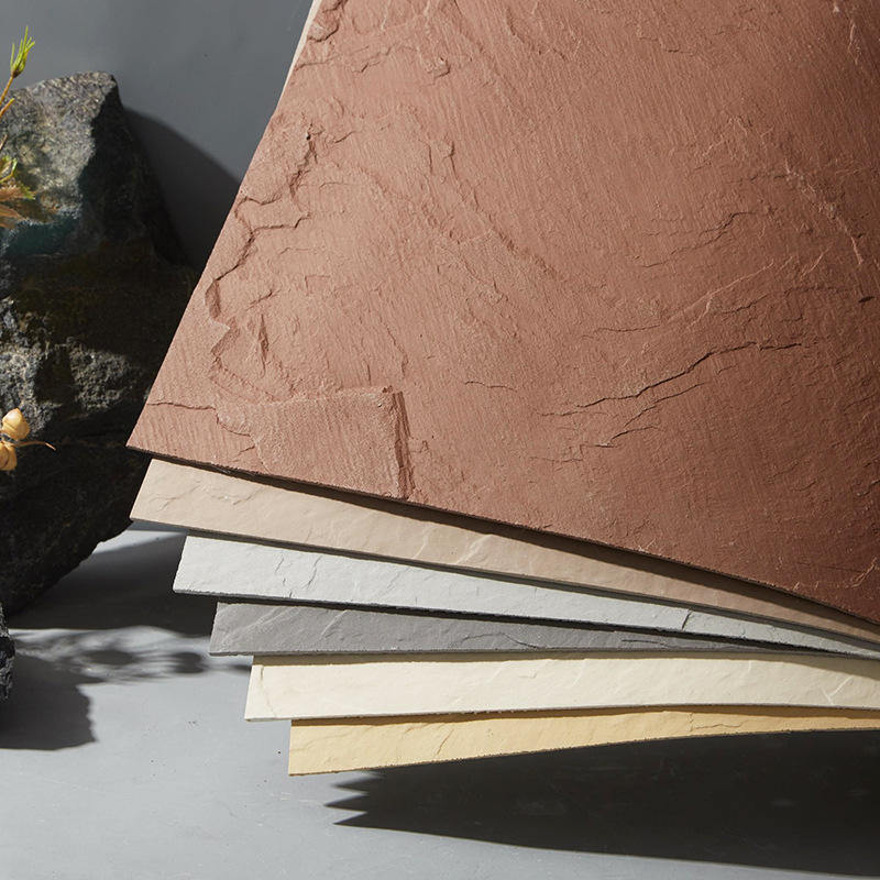 Водонепроницаемые огнестойкие искусственные мягкие каменные панели из травертина, классический стиль, гнущаяся искусственная гибкая внутренняя облицовка