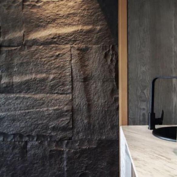 Легкий современный дизайн полиуретановая декоративная панель для стен из искусственного камня, большая плита для гостиниц и использования внутри помещений, сделано в Китае
