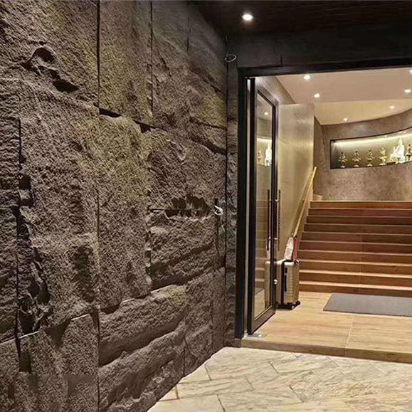 Легкий современный дизайн полиуретановая декоративная панель для стен из искусственного камня, большая плита для гостиниц и использования внутри помещений, сделано в Китае