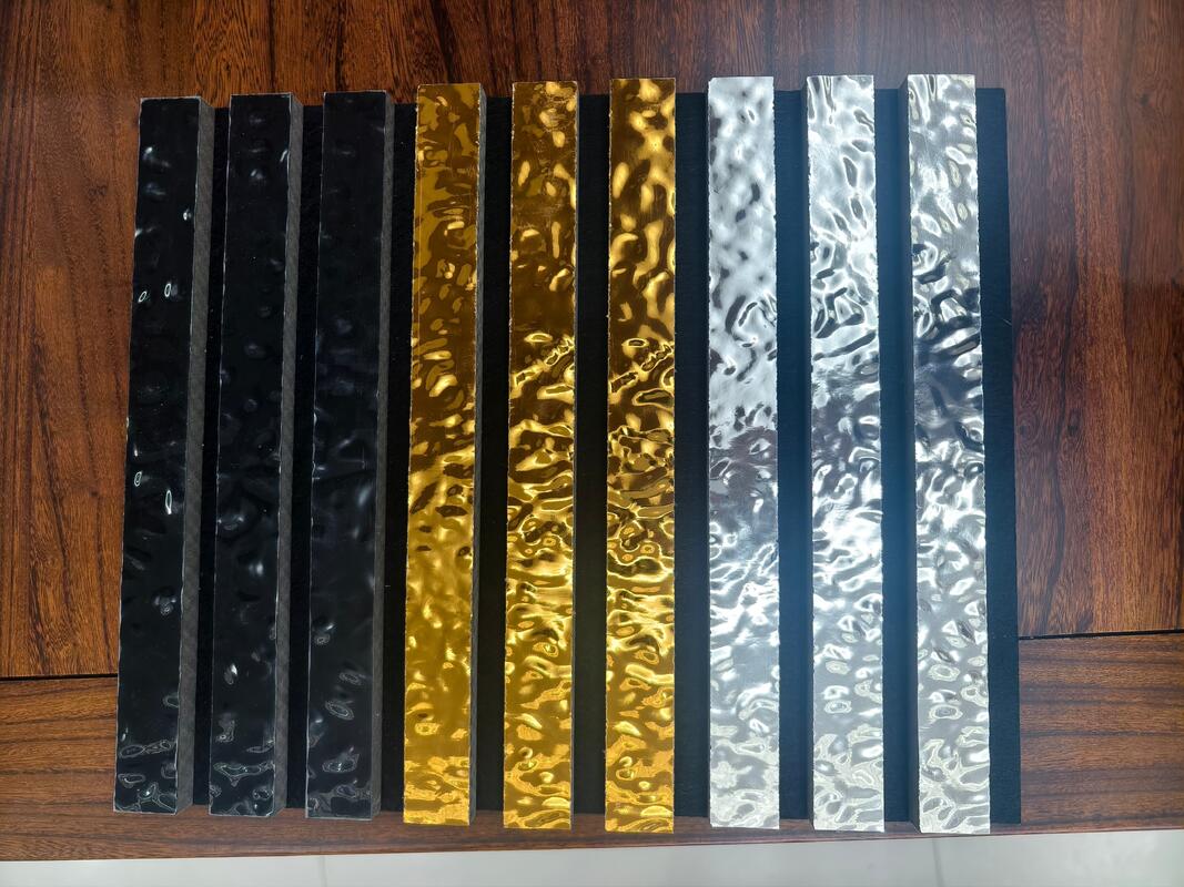 Современный дизайн полиэстерные волокна акустические стенные панели звуконепроницаемые 3D водяные волнистые дизайн звукопоглощающие плиты решетки декоративные панели