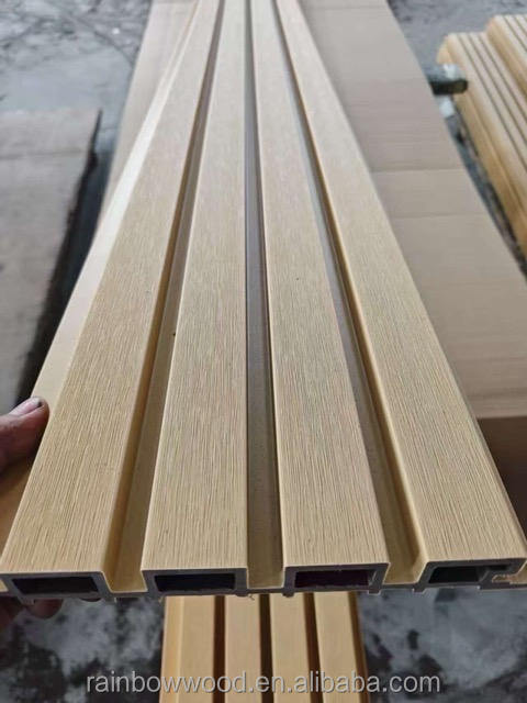 Современная водонепроницаемая композитная стенная панель из WPC для наружного использования в коммерческих зданиях - низкая цена