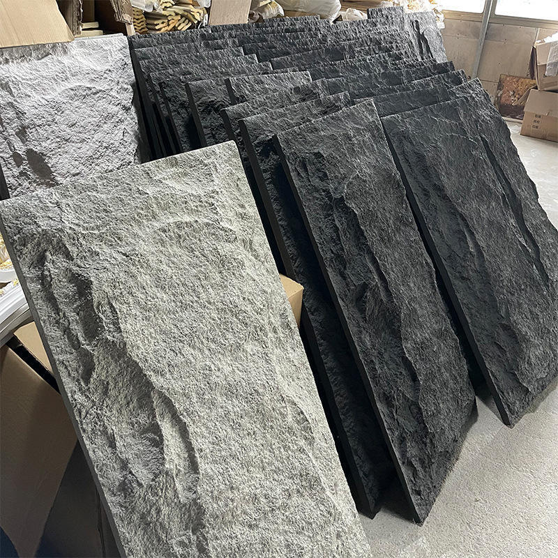 Современный мрамор PU Гибкие каменные панели Экологически чистые Термо- и огнестойкие Большие плиты для офисных зданий из полиуретановой пены