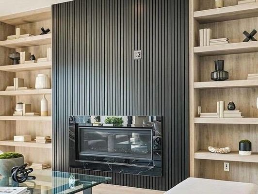 фильм панели стены 219*26mm внутренний WPC прокатал влагостойкое