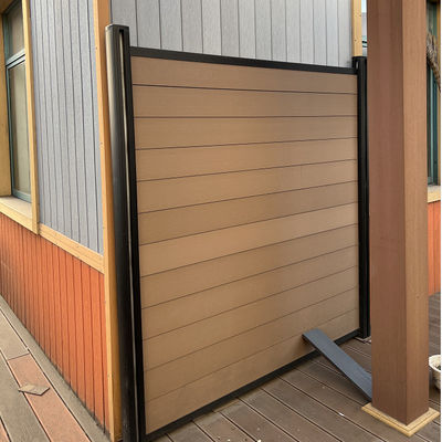 Внешний частный дом WPC Внешний забор Сад Композитные панели ограждения