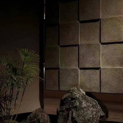 Легкая ПУ каменная панель Стенная искусственная полиуретановая каменная панель 3D стенная панель