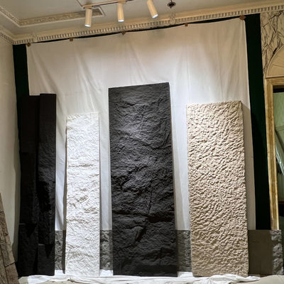 Внутренний наружный ПУ каменный стеновой панель полиуретановый каменный большой панель