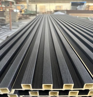 Деревянный пластмассовый композитный интерьер стеновой панель wpc флатованная стена современная стена